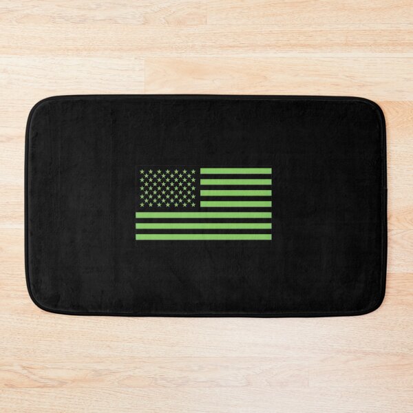 Item preview, Neon Green USA Flag – Modern Minimalist American Flag designed and sold by Paper Drip.