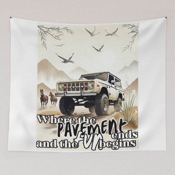 Item preview, Where Pavement End and Fun Begins designed and sold by Craftonmegan.