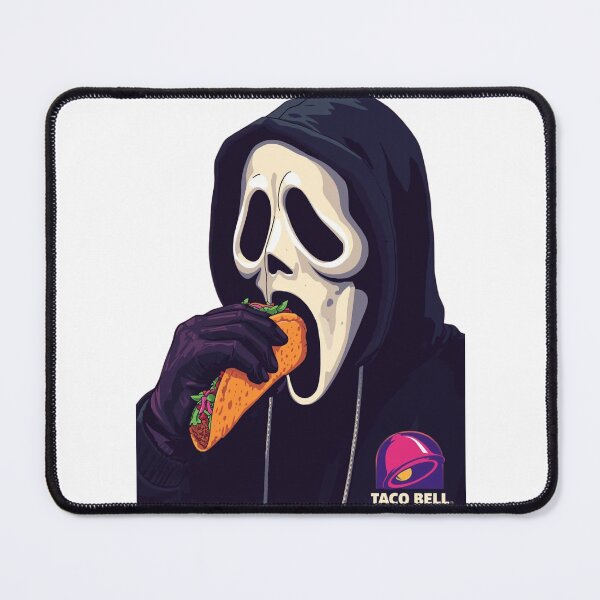 Item preview, Ghost Face eating a taco   designed and sold by Greky.