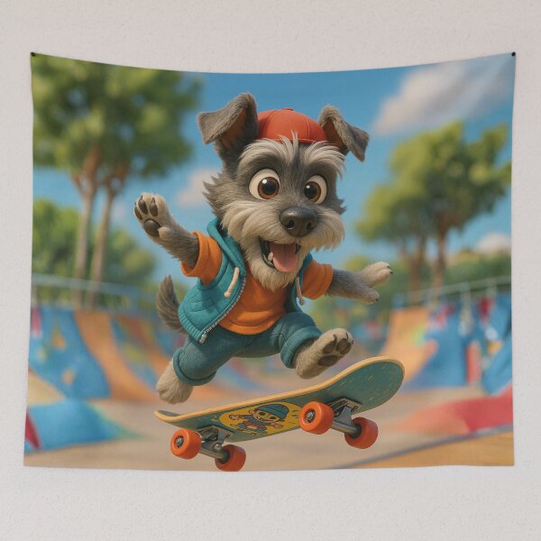 Item preview, Skater Standard Schnauzer 2 designed and sold by Sillytoe.