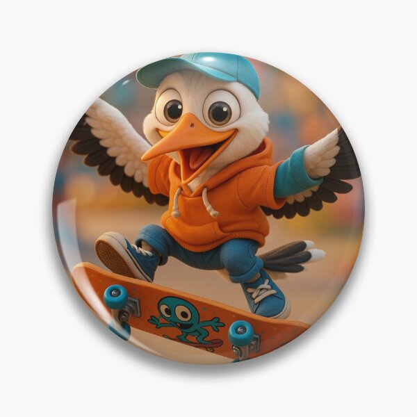 Item preview, Skater Stork designed and sold by Sillytoe.