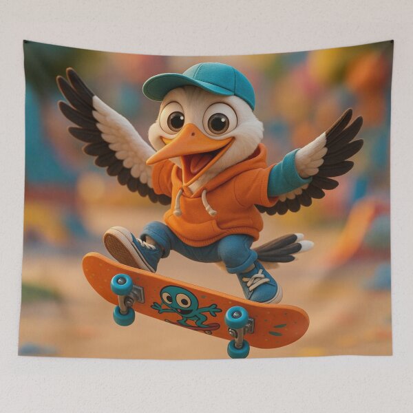 Item preview, Skater Stork designed and sold by Sillytoe.