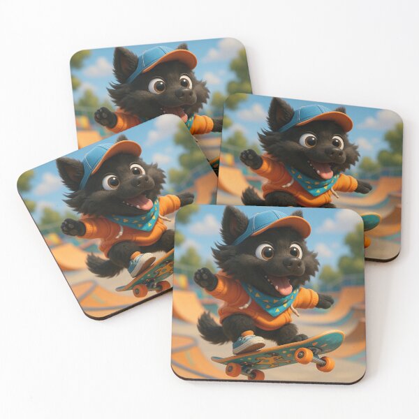 Item preview, Skater Swedish Lapphund designed and sold by Sillytoe.
