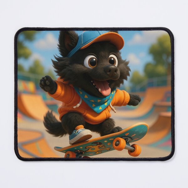 Item preview, Skater Swedish Lapphund designed and sold by Sillytoe.