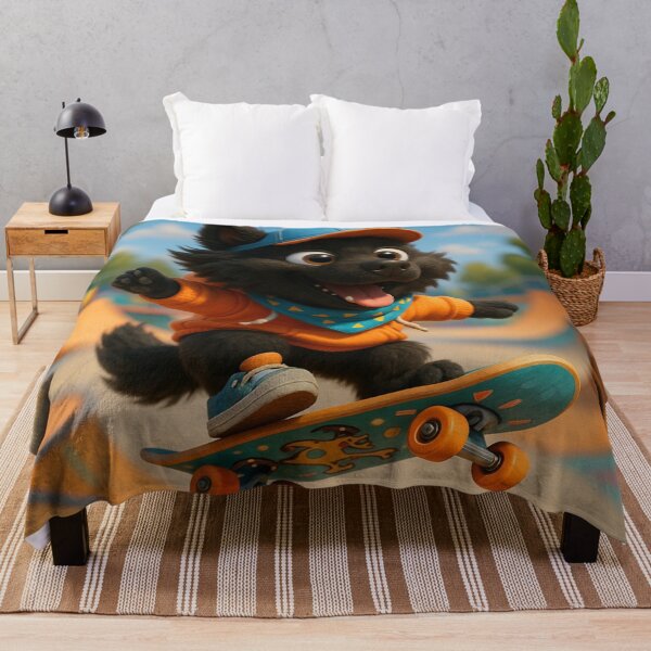 Item preview, Skater Swedish Lapphund designed and sold by Sillytoe.