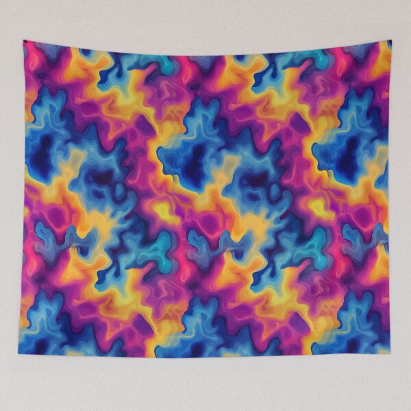 Item preview, Psychedelic Lava Flow Abstract Pattern designed and sold by weirdfishes123.