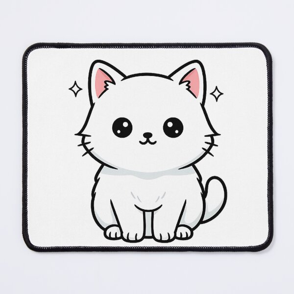 Item preview, Cute White Kitten designed and sold by mhose3.