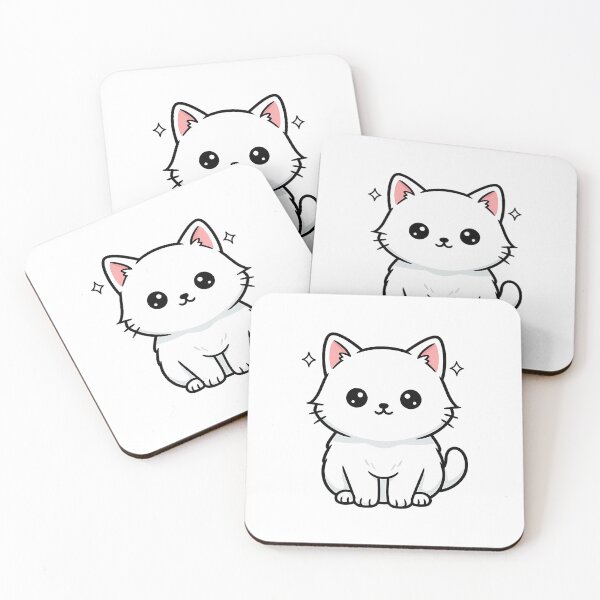 Item preview, Cute White Kitten designed and sold by mhose3.