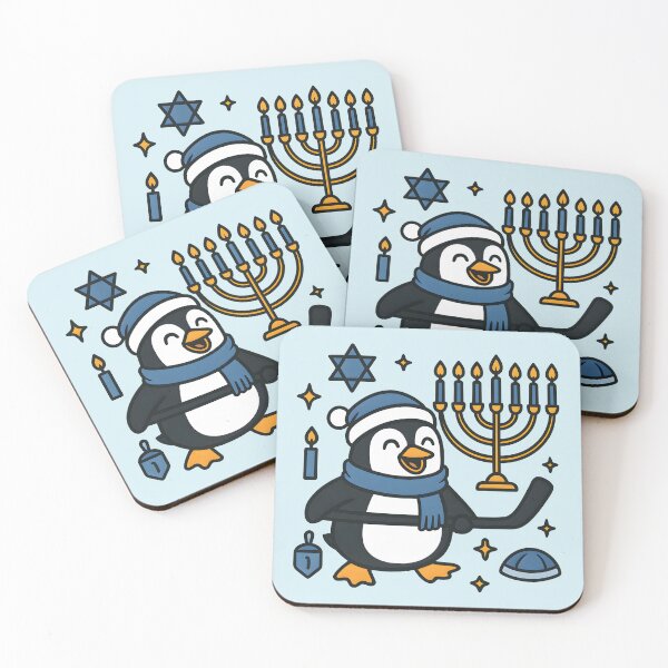 Item preview, Hanukkah Penguin - Hockey Cute Animal designed and sold by aylastyle.