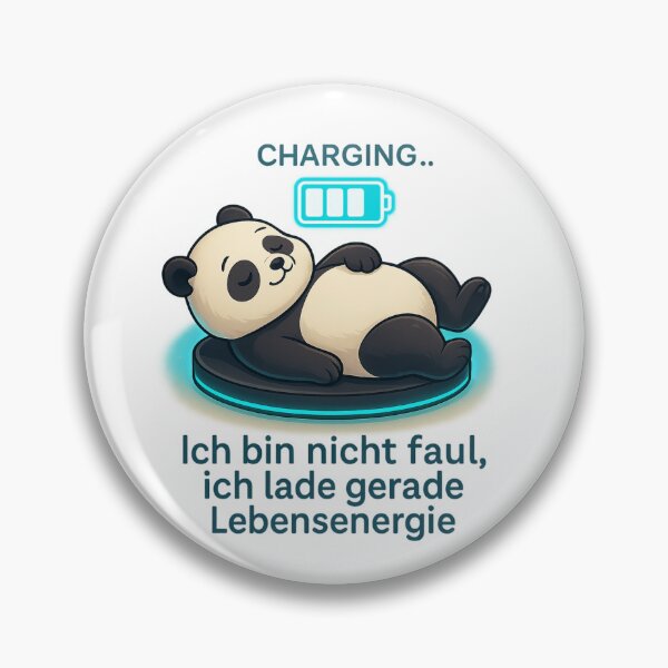 Item preview, I’m Not Lazy – I’m Recharging My Life Energy | Cute Sleeping Panda Design designed and sold by 9toNein.