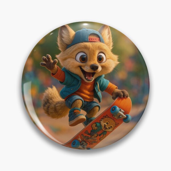 Item preview, Skater Tibetan Fox designed and sold by Sillytoe.