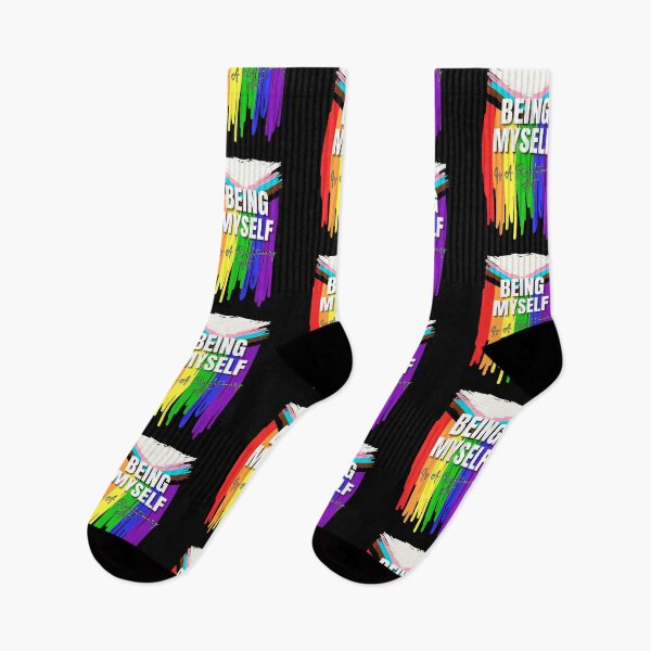 Item preview, Being Myself is a Revolutionary Act Flag designed and sold by AliasLexReyes.