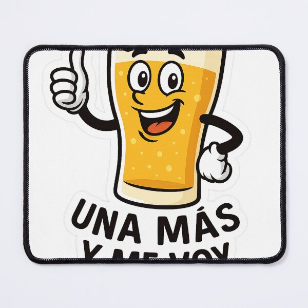 Item preview, One more and I'm out – Funny smiling beer sticker designed and sold by PepeMilano.