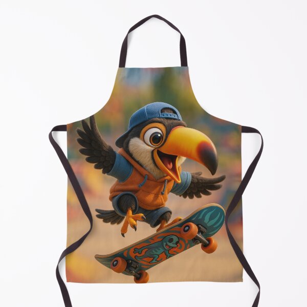 Item preview, Skater Toucan designed and sold by Sillytoe.