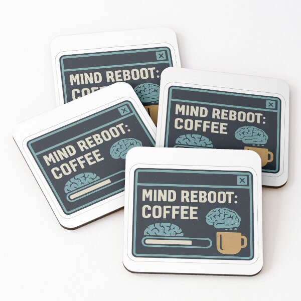 Item preview, MIND REBOOT: Coffee – The Morning Restart designed and sold by 9toNein.