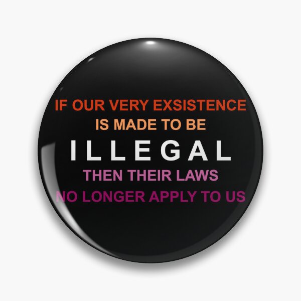 Item preview, Lesbian Protest Slogan designed and sold by DisKorruptd.