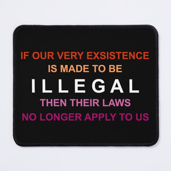 Item preview, Lesbian Protest Slogan designed and sold by DisKorruptd.