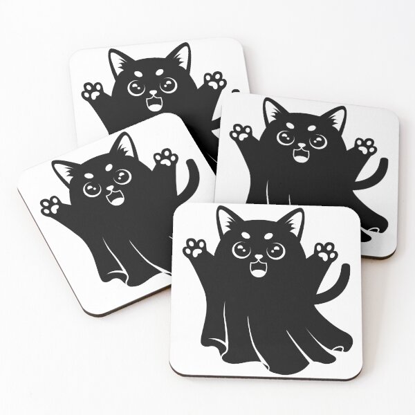 Item preview, Cute Scary Ghost Cat. Halloween Celebration. designed and sold by MelanyArtz.
