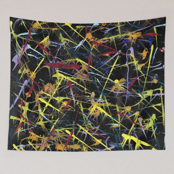 Item preview, Happy Times Wild Colorful Abstract designed and sold by Doug  Siegel.