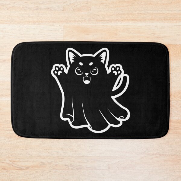 Item preview, Cute Scary Ghost Cat. Black Silhouette. Halloween. designed and sold by MelanyArtz.