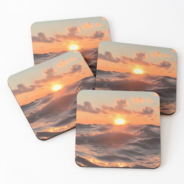 Item preview, Amazing ocean waves at sunset. designed and sold by DaliaSabryTee.