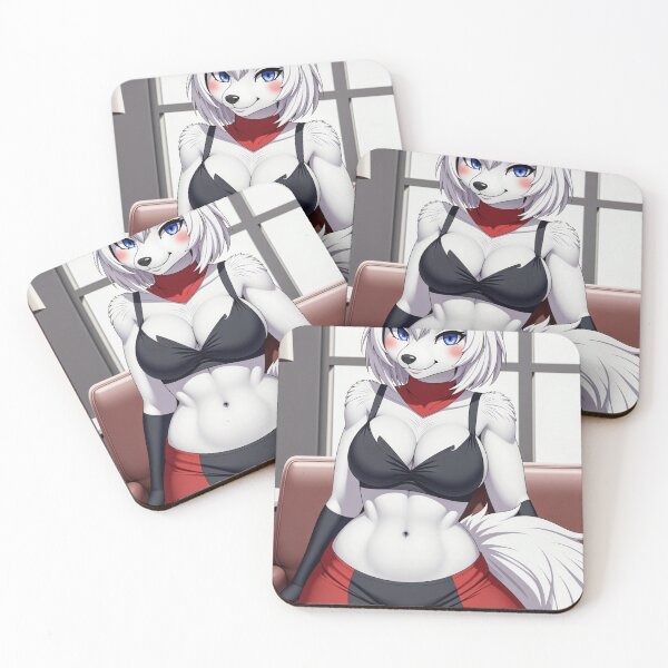 Item preview, Artic fox first girl in shirt midriff showing designed and sold by CathryneDelamort.