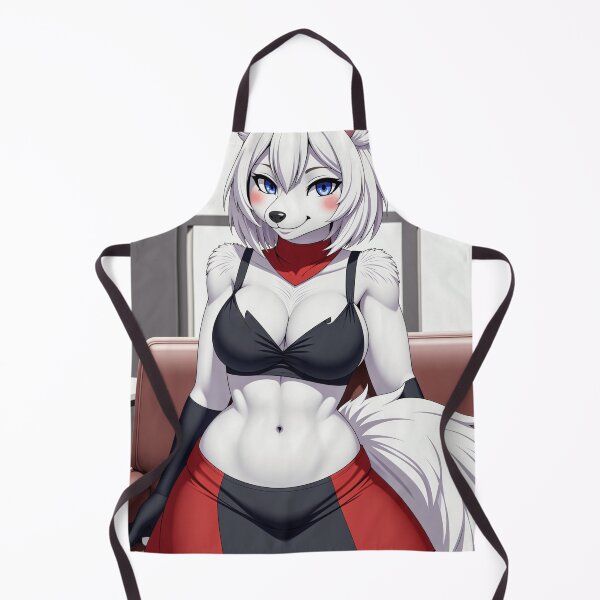 Item preview, Artic fox first girl in shirt midriff showing designed and sold by CathryneDelamort.