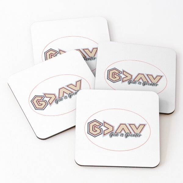 Item preview, STiCKER/ Magnet of God is Greater than the Highs and the Lows (blue, orange, black) designed and sold by Holy Coast Threads (Formerly ChristianFlower).