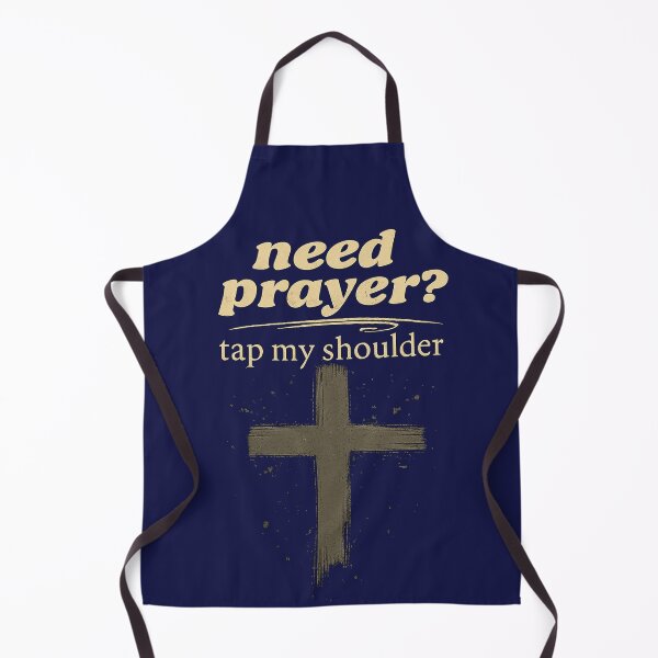 Item preview, Need Prayer? Tap My Shoulder Cross designed and sold by CoffeeNJesus.