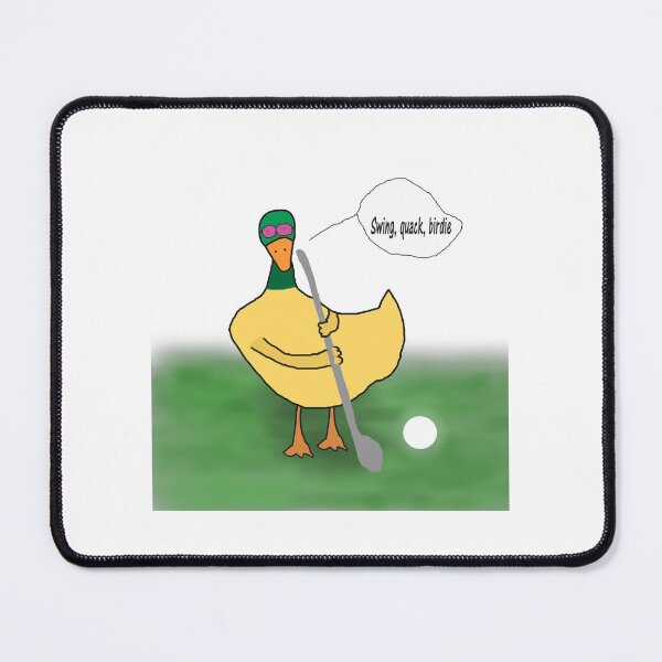 Item preview, Swing Quack Birdie – Funny Golf Duck with Pink Sunglasses designed and sold by Beautiful art store.