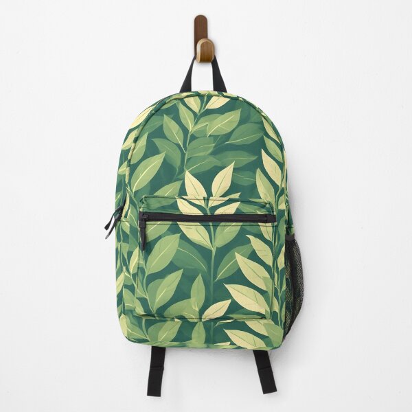 Item preview, Green Laurel Leaf Print Botanical Foliage Summer Garden designed and sold by LeafPrints.
