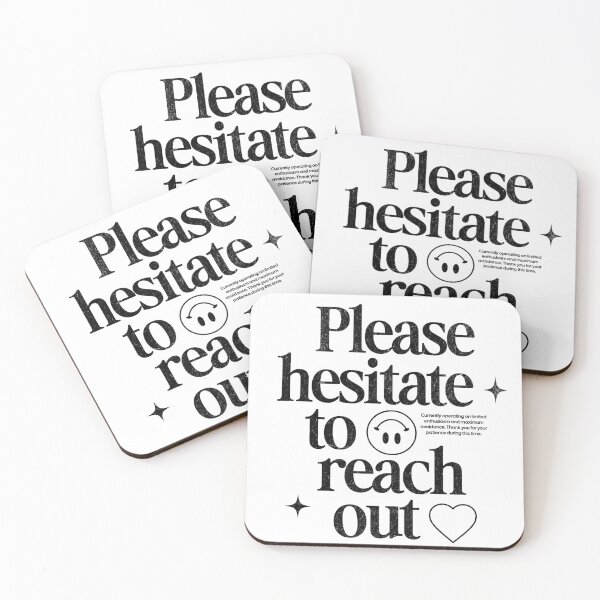 Item preview, Please Hesitate To Reach Out in Black designed and sold by xxroseate.