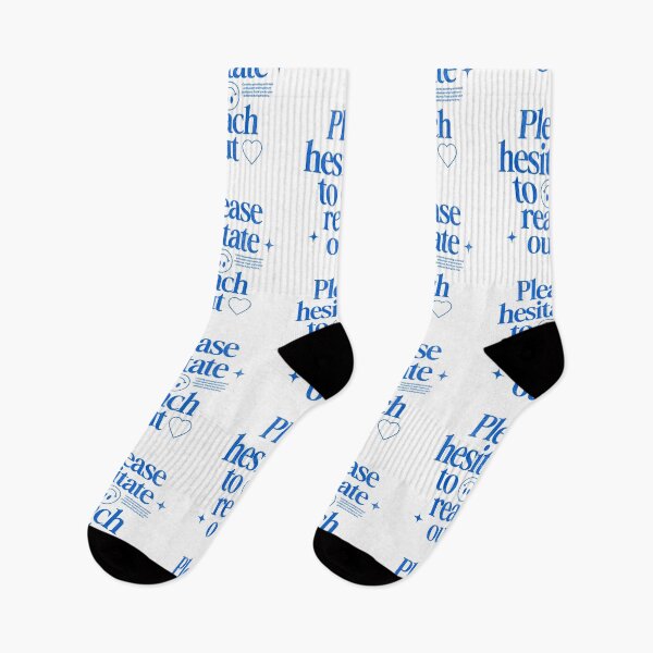 Item preview, Please Hesitate To Reach Out in Blue designed and sold by xxroseate.