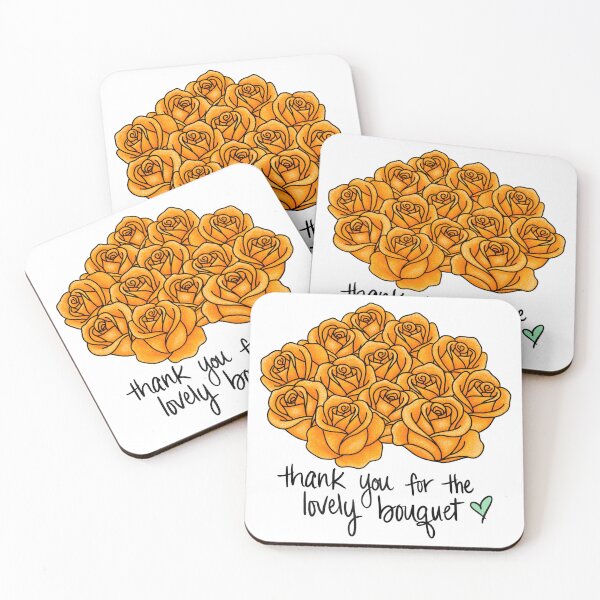 Item preview, Thank You For The Lovely Bouquet designed and sold by BrushedByGrace.