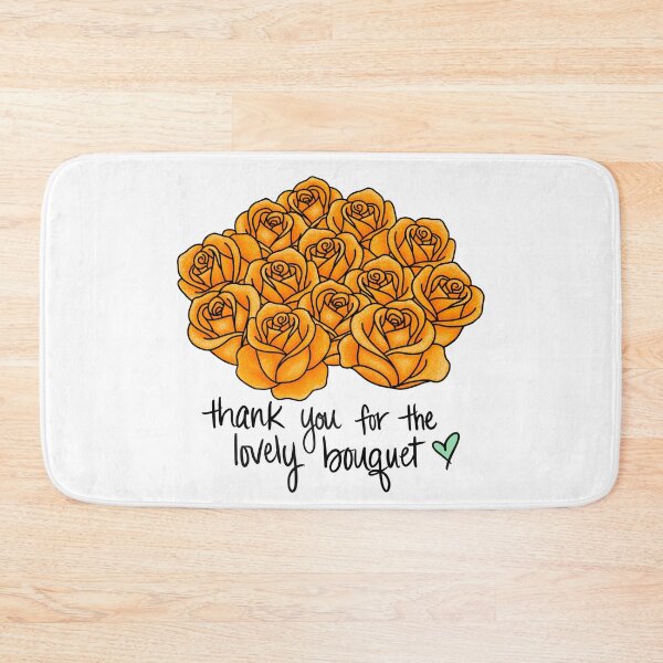 Item preview, Thank You For The Lovely Bouquet designed and sold by BrushedByGrace.