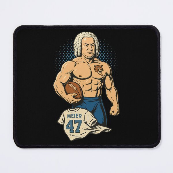 Item preview, Bare Bach Meier – Superhero Comic Rebus Football Parody designed and sold by EmersionPrints.