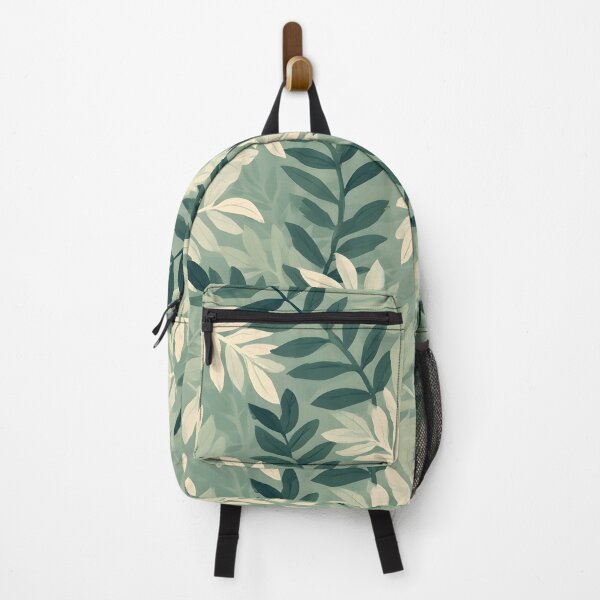 Item preview, Green Laurel Leaf Print Botanical Foliage Summer Garden designed and sold by LeafPrints.