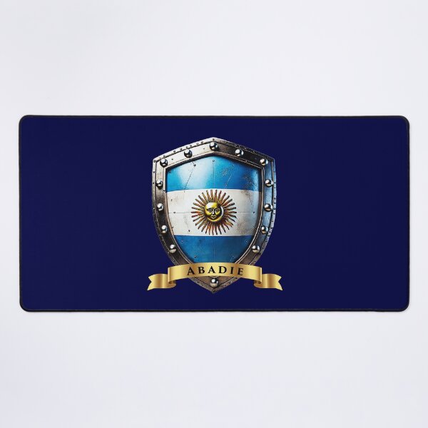 Item preview, Abadie Family Crest, Argentina Heritage Shield designed and sold by Highlandkings.
