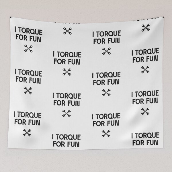 Item preview, I Torque For Fun in Black designed and sold by xxroseate.