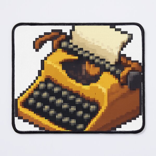 Item preview, Vintage typewriter pixel art designed and sold by arteopolis.