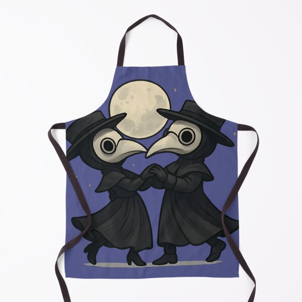 Item preview, Moonlit Plague Doctor Waltz – Spooky Cute Gothic Dance designed and sold by designsbyhw.