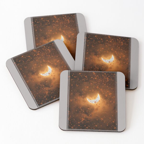 Item preview, Stunning Painted Solar Eclipse Cosmic Art Tee designed and sold by Styler Creative Studio.