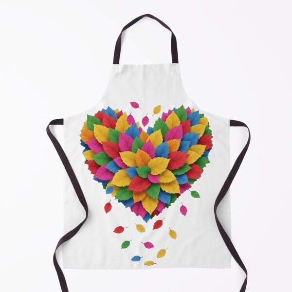 Item preview, Love in Full Bloom: Multicolored Leaf Heart Design designed and sold by Cloud-Riders.