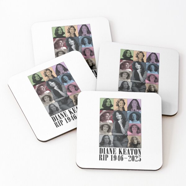 Item preview, Diane Keaton Memorial Shirt, RIP 1946–2025 Tribute Tee, Retro Movie Collage designed and sold by lvarela0025.