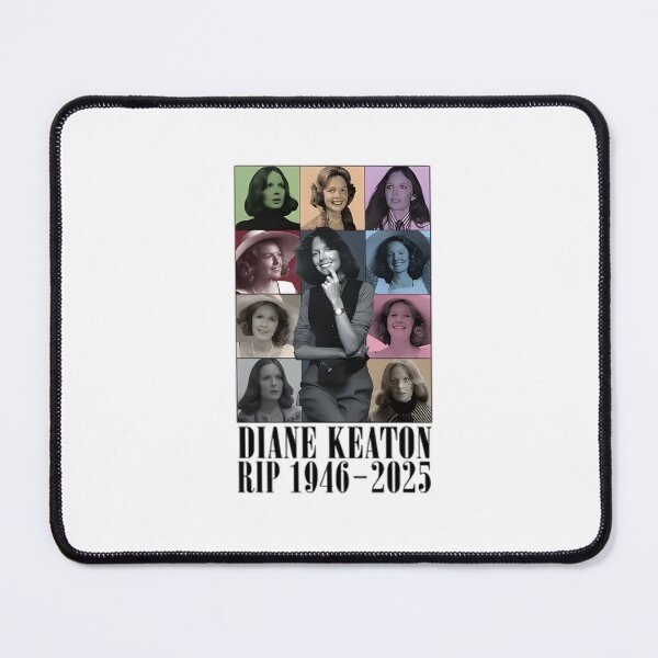 Item preview, Diane Keaton Memorial Shirt, RIP 1946–2025 Tribute Tee, Retro Movie Collage designed and sold by lvarela0025.