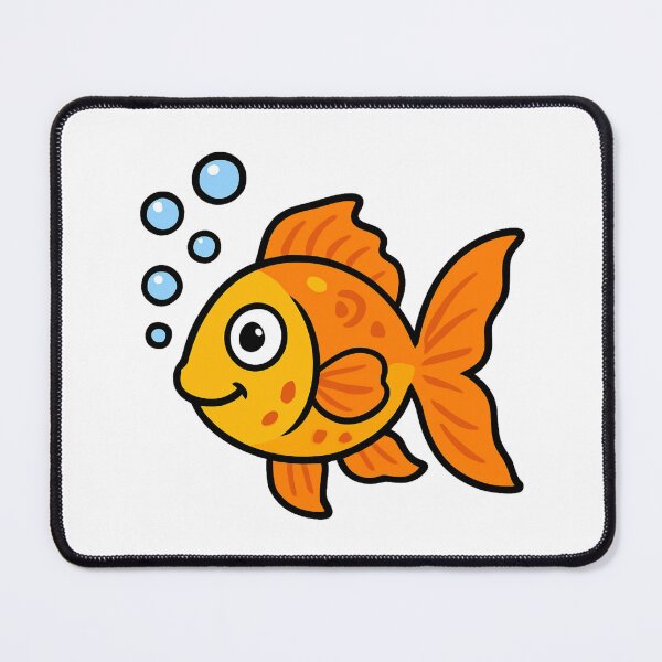 Item preview, Go with the Flow Fish designed and sold by CanSparkleArt.