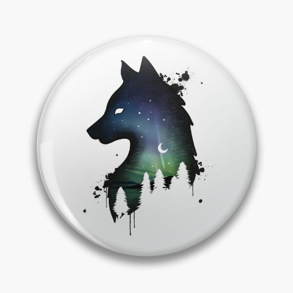 Item preview, Ink Splatter Wolf designed and sold by SevensDead.