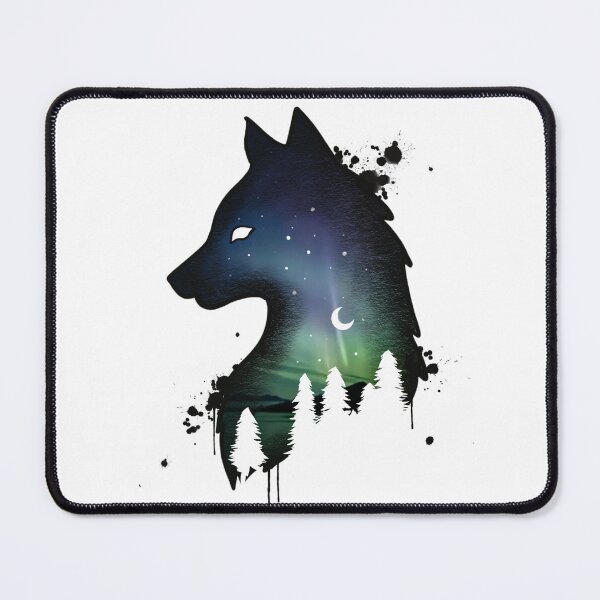 Item preview, Ink Splatter Wolf designed and sold by SevensDead.