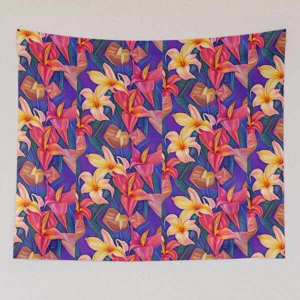 Item preview, Tropical Flowers Five designed and sold by blakcirclegirl.