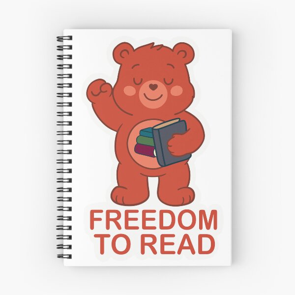 Item preview, Oso de Libertad para Leer | Pegatina de Libros Prohibidos designed and sold by EnchantedGremlinLoot.